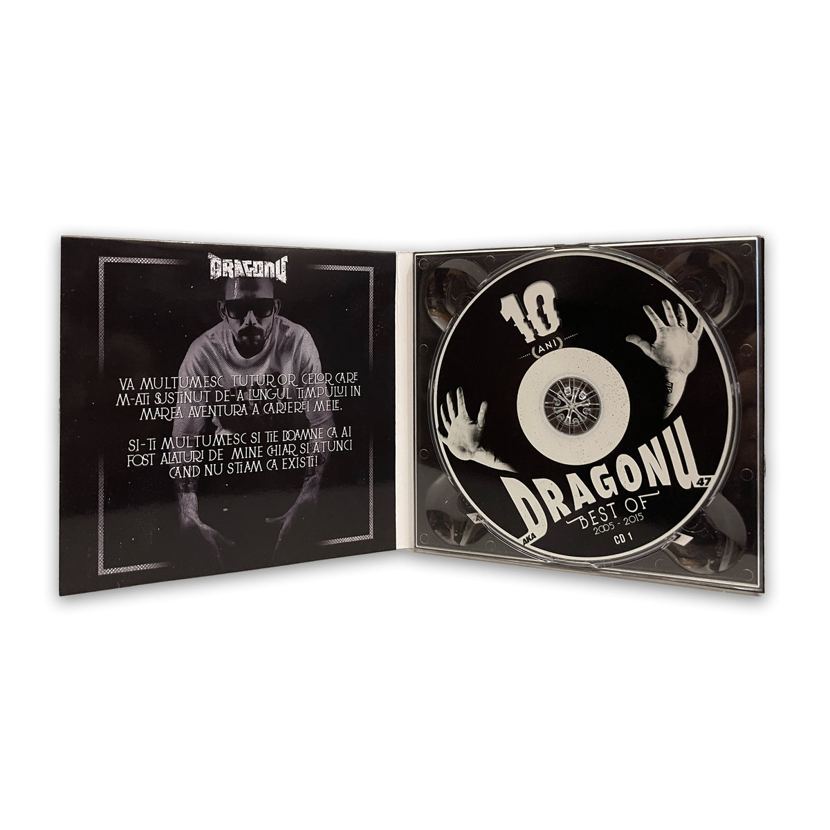 Pachet Stickere + Album Dragonu AKA 47 - Best Of 2005-2015 CD 1 (CD GR ...